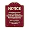 Signmission Designer Series-Notice-Shopping Carts Are Provided For Use In The Store And, BU-1824-9943 A-DES-BU-1824-9943 - alternate 1